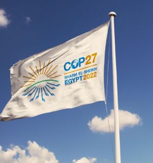 COP27国旗 - 今年的气候变化会议将在埃及的Sharm El Sheikh举行GydF4y2Ba